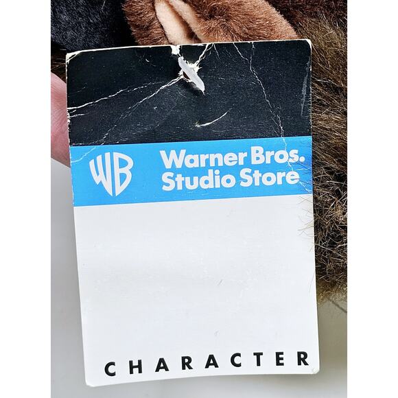 Looney Tunes Taz Warner Brothers Studio Store Tasmanian Devil Plush Tags 14” VTG - Picture 12 of 13
